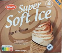 Eis Tiramisu Hörnchen