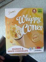 Mango And White Chocolate Whippy Cones