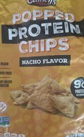 Popped Protein Chips Nacho Flavor