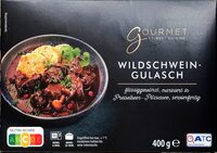 Wildschwein-Gulasch in Preiselbeer-Pilzsauce