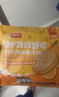 Sandwich cookies orange cremesicle