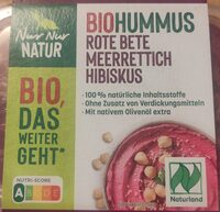 Biohummus Rote Beete Meerrettich Hibiskus