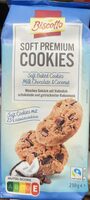 Soft premium cookies Milk chocolate & coconut