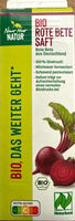 Bio Rote Bete Saft