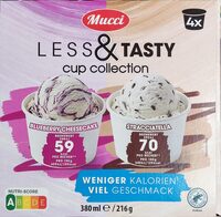 Less & Tasty Cup Collection - Blueberry Cheesecake & Stracciatella