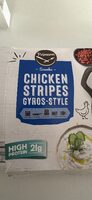 Chicken Stripes Gyros-Style