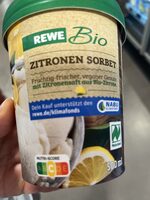 Zitronen Sorbet