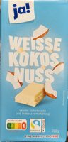 Weiße Kokosnuss Schokolade