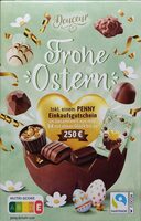 Frohe Ostern - Schoko-Ei mit Gutschein