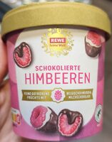 Schokolierte Himbeeren
