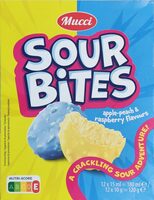 Sour Bites - Apple-Peach & Raspberry Flavours