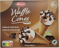 Waffle Cones vanille chocolat