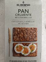 Pan crujiente multisemillas