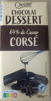 Chocolat dessert 64% corsé