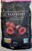 Framboises enrobées de chocolat blanc et chocolat au lait