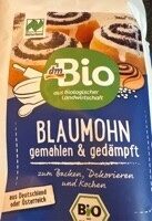 Blaumohn, gemahlen & gedämpft