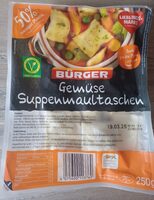 Gemüse suppenmaultaschen