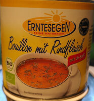 Bouillon mit Rindfleisch