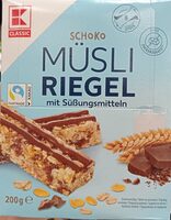 Schoko Müsli Riegel Mit Süßungsmitteln