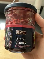 Blach cherry conserve