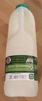 Organic semi skimmed milk