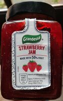 Strawberry Jam made with 50% of fruit