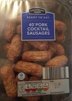 Pork cocktail sausages