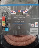 Pork Chipolata Sausages
