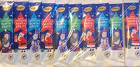 Solid milk chocolate lollipops