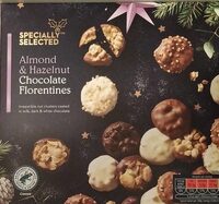 Almond hazelnut chocolate florentines