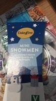 Chocolate snowmen