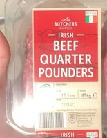 Beef quarter pounders