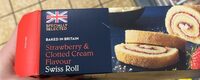 Strawberry swiss roll