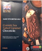 Cornish Sea Salted Caramel Chocsticks Ice Cream