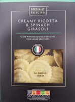 Creamy ricotta & spinach girasoli