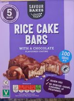 Rice Cake Bars with a Chocolate Flavoured Coating