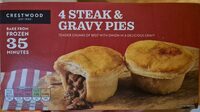 Steak and gravy pies