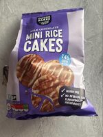 Milk chocolate mini rice cakes