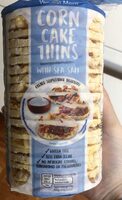 Corn cake thins sea salt
