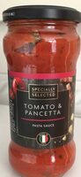 Tomato and pancetta pasta sauce