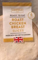 Roast chicken breast slices