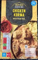 Chicken Korma with Pilau Rice