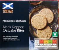 Black Pepper Oatcake Bites