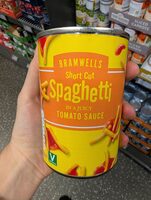 Short Cut Spaghetti in a Juicy Tomato Sauce