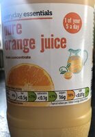 Pure orange juice