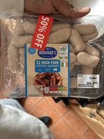 Irish pork cocktail sausages