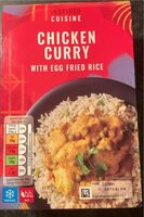 Chicken curry with egg fried rice