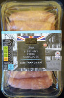 6 Skinny Pork Sausages