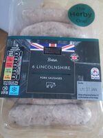 British Lincolnshire pork sausage
