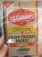 Cajun chicken breast slices